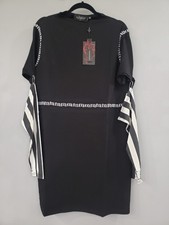 NEW SIZE 3XL Killstar Stripes and Stitches Dress punk gothic emo mini cybergoth