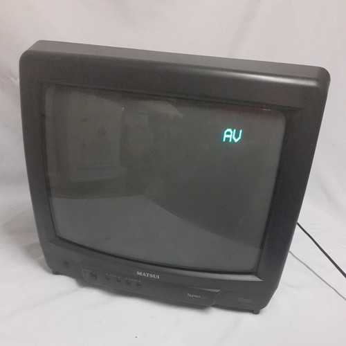 Matsui Retro TV CRT 1409R Retro Gaming 14” Black - Picture 2 of 12