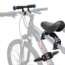 Auwey Kids Bike Seat Child Front Mount Toddler Standard, blue