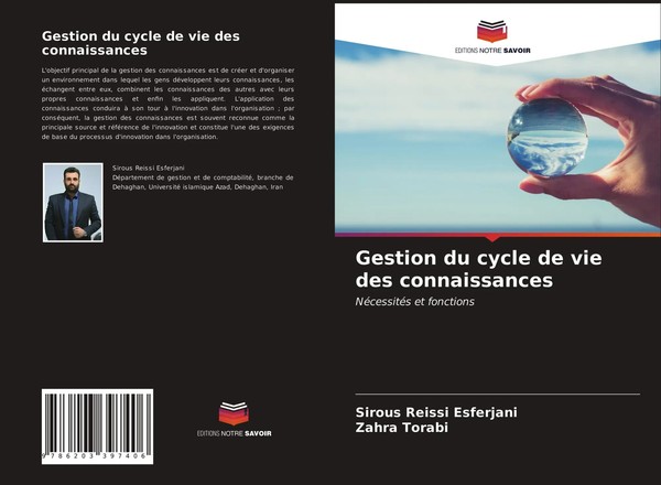 Sirous Reissi Esferjani (U. A.) | Gestion Du Cycle De Vie Des Connaissances-image