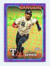 2024 Topps Chrome Logofractor Marcus Semien Purple Logofractor /250 #102