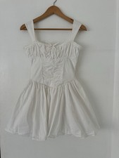 House Of Cb Mini White Dress Size S