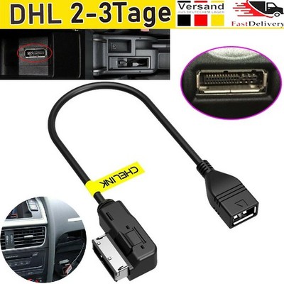 AMI MMI USB Adapter Kabel für VW Seat Skoda Audi A3 A4 S4 A5 A6 A8 S6 S8 Q5 TT