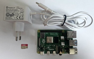 Raspberry Pi 4 4GB Set + Argon ONE Aluminium-Gehäuse, Netzteil & 32GB mSD