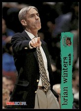 Brian Winters 1995-96 Hoops #337 Vancouver Grizzlies Coach Expansion Team