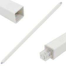 24 Inch Towel Bar Replacement Rod for Ceramic Holder - Spring Loaded Adjustab...