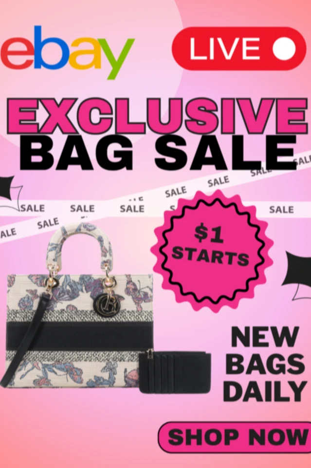 $10 STARTS | NEW UPSCALE BAGS | NO RESERVE | JOIN OUR BAG PALOOZA!