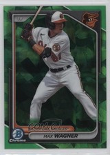2024 Bowman Sapphire Edition Chrome Prospects Green /99 Max Wagner #BCP-18 2z3
