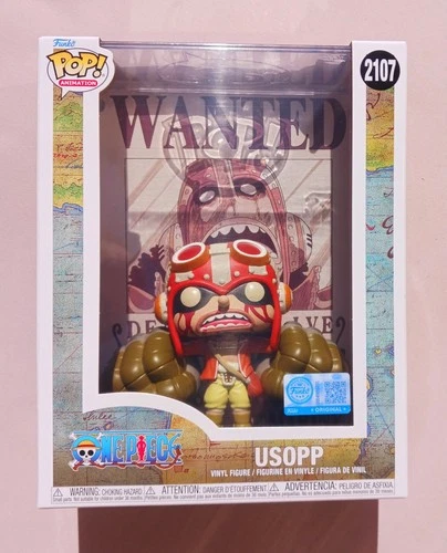 Funko Pop! One Piece Wanted Poster Usopp #2107 Funko Shop Exclusive