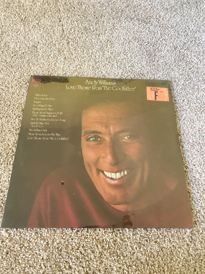 1972 Sealed Vinyl Andy Williams Love Theme from The Godfather LP Album - Image 2 of 3