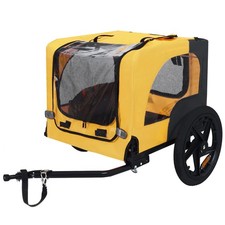 Pet Bike Trailer Dog Cart for Bicycle,Suitable for Small and Medium Pets,Easy Fo