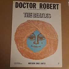 THE BEATLES - DOCTOR ROBERT ORIG SHEET MUSIC 