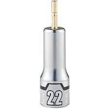 Kyoto Machine Tools KTC Impregnable Impact Socket Bit 22mm Hexagonal BZP63-22