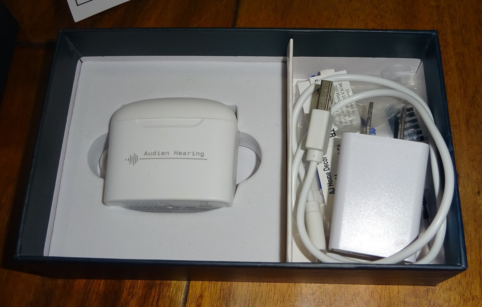 AUDIEN ATOM PRO Wireless Recharable OTC Hearing Aids...Tested Open Box