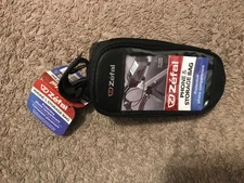 Zefal Z Pack Smart Phone Bike Bag Top Tube Storage Black Vel¢ro Zip Water Repell