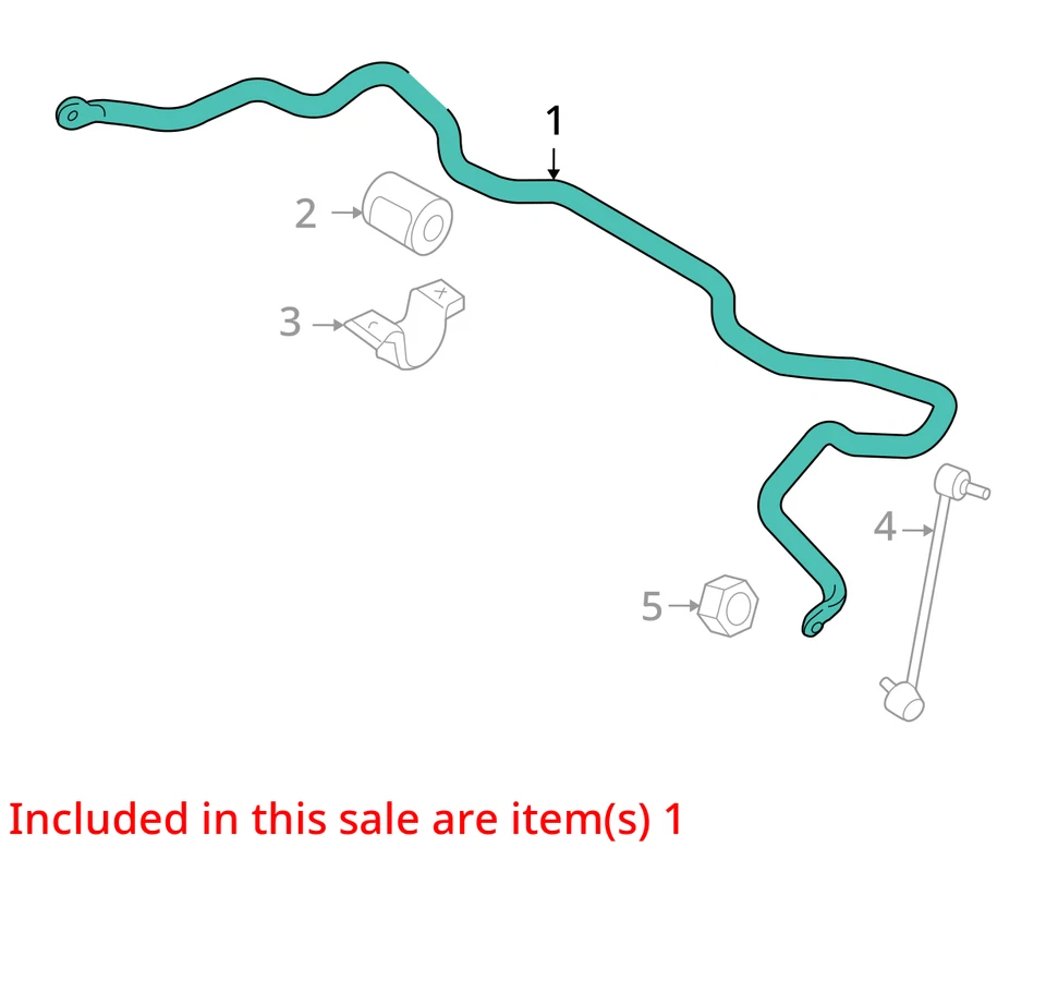 Barra estabilizadora delantera Suzuki Forenza 2007 tracción delantera OEM 126 k millas - LKQ322955748 Foto 4 de 4
