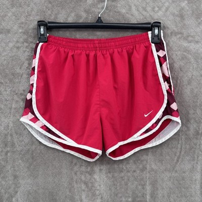 Nike Dri-FIT Running Shorts Womens Medium Pink Tempo Athletic Lined Gym Training