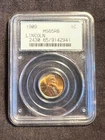 1909 Lincoln Cent MS65 RB PCGS OGH old green holder