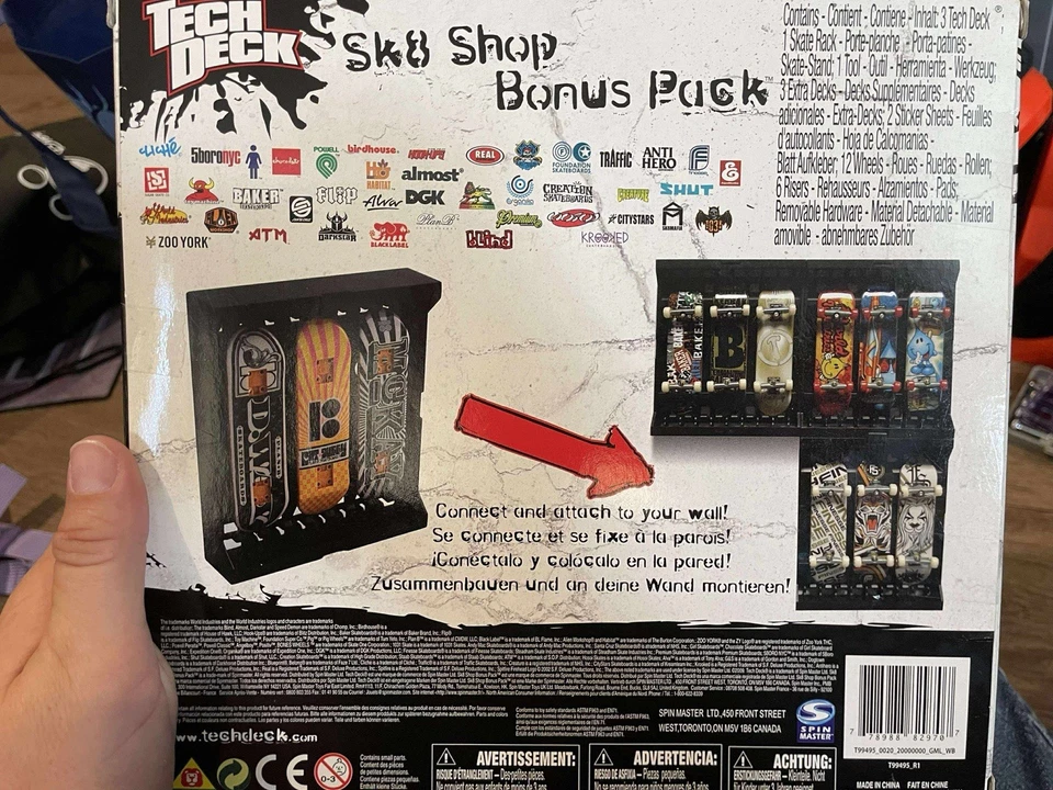 TECH DECK SK8 Shop Bonus Pack Fingerboard Skate Pack Foto 2 de 4