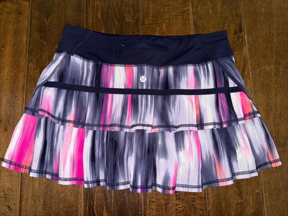 Lululemon Pace Setter Skirt Mirage Deep Indigo Size 6 - Image 3 of 4