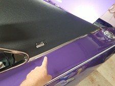 1968 1969 1970 Dodge Charger Roof Side Vinyl Top Moulding Trim Stainless Mopar