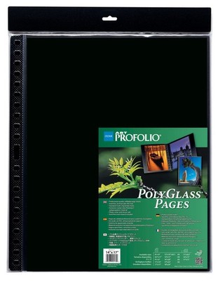 Itoya ProFolio PolyGlass 18x24 Poster Sleeves   Archival Binder Pages