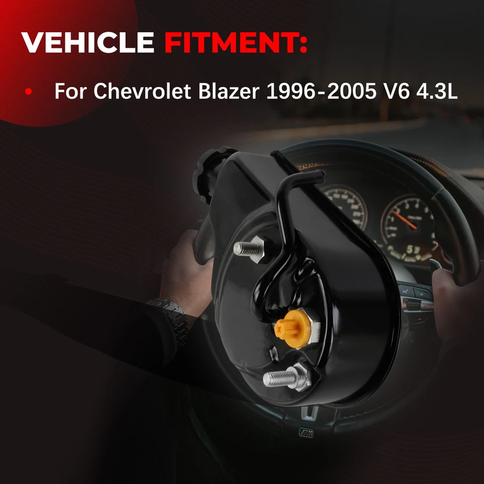 Bomba de dirección asistida 20-8741 con depósito para Blazer S10 V6 1996-2005 4,3 L Jimmy Foto 3 de 4