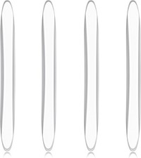 4Pcs Silicone Car Door Edge Guards, Anti-Collision Bumper Guard Protector Clear