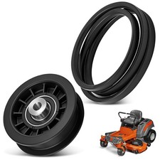 539110311 Idler Pulley Kit  539110411 Drive Belt Compatible with Husqvarna Z254