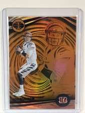 Joe Burrow Orange Trophy Collection 2023 Panini Illusions #22 Cincinnati Bengals