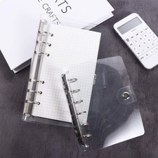 Plastic Clip File FolderA4/A5/A6/A7 Notebook Loose Leaf Ring Binder Planner