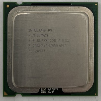 Intel Pentium 4 640 Desktop CPU Processor- SL7Z8