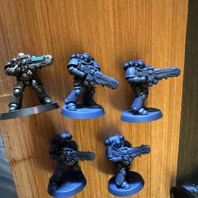 Space Marines, Primaris Hellblasters, 40k, Painted X5