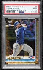 2019 Topps Chrome Gold Wave Refractor 31/50 Danny Jansen #35 PSA 9 MINT y1g