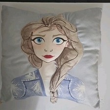 Disney Frozen II 3D Elsa Face Microfibres Pillow. Used No Tags.