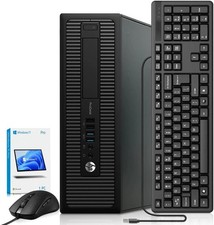 HP Prodesk 600 G1 Business Desktop i5-4570 8GB RAM 256GB SSD Adapter Home Office