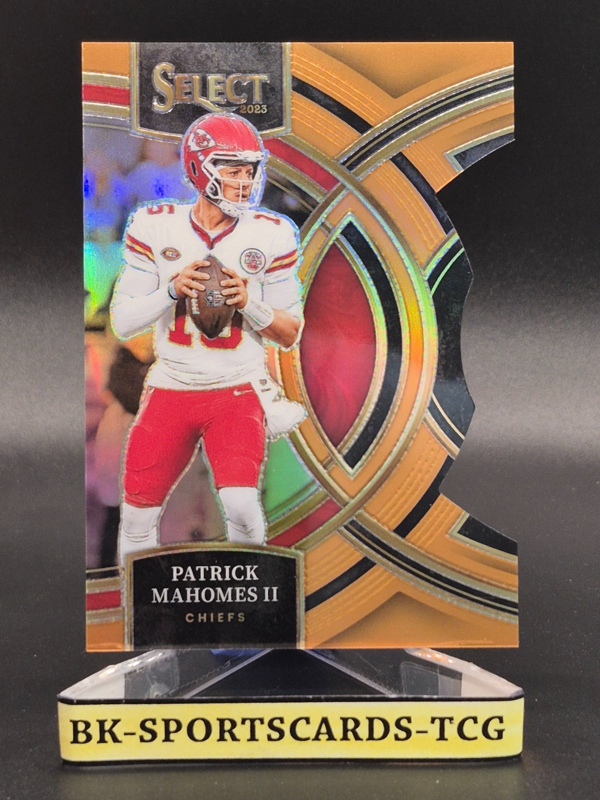 2023 Select PATRICK MAHOMES /399 Orange Prizm Die Cut Kansas City Chiefs #140 SP