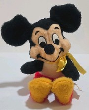 Vtg Walt Disney Land Mickey Mouse Plush 1960s California Stuffed Toys GUC