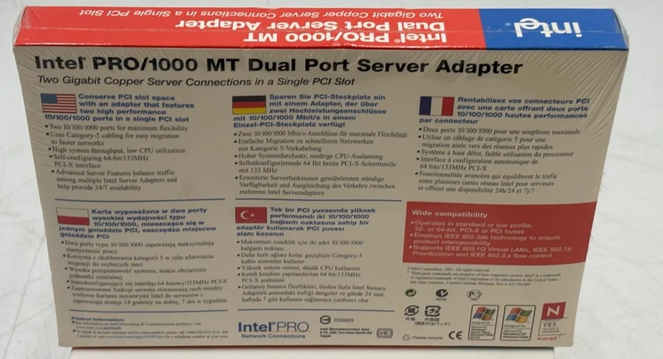 Intel Pro/1000 MT Dual Port Server Adapter - Image 2 of 3