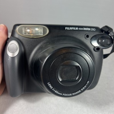 Fujifilm Instax 210 Wide Instant Film Camera Black TESTED WORKING