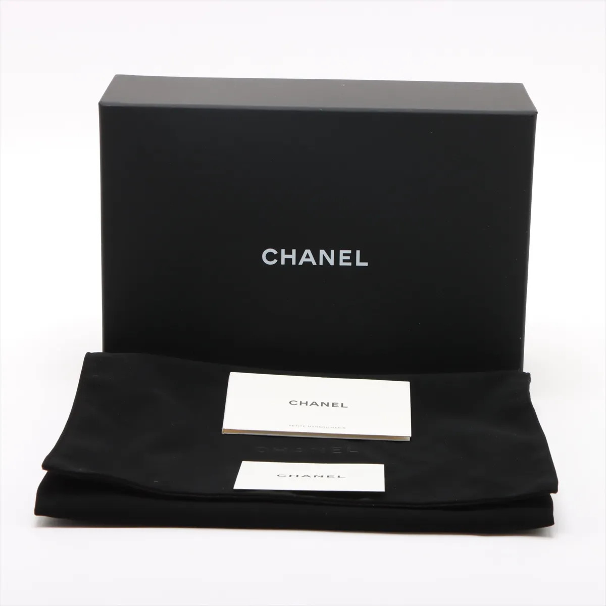 Chanel Matelasse Lambskin 2 Way Handbag Vanity Black Gold Metal Fittings random  thumbnail 11