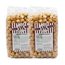 Caramel Popcorn  Pack of 2  8 oz  HR Poppin' Snacks