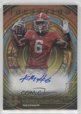 2022-23 Bowman Inception University Gold Foil V1 /50 Kenny McIntosh Auto 1k5