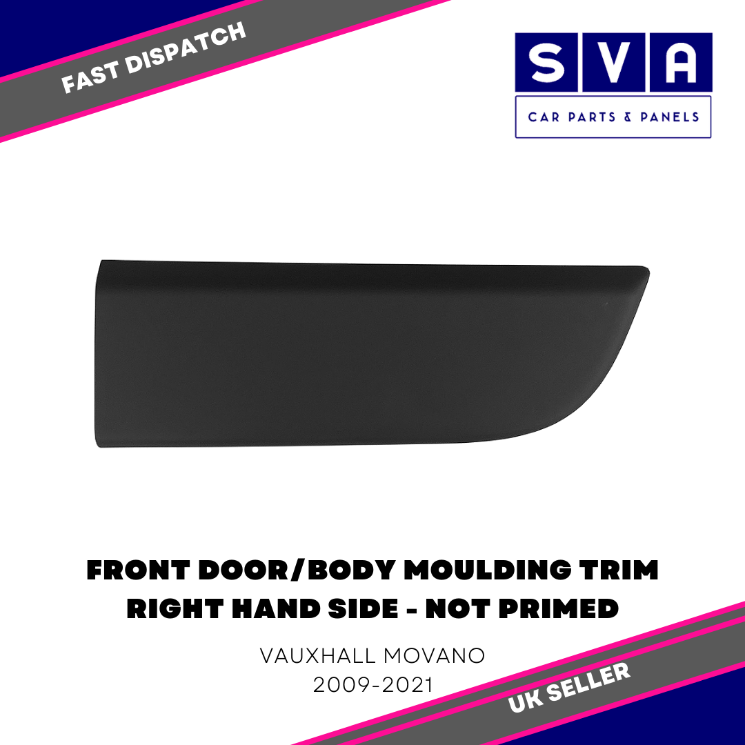 Vauxhall Movano 2009-2021 Front Door/Body Moulding Trim Unprimed 808200149R Rhs