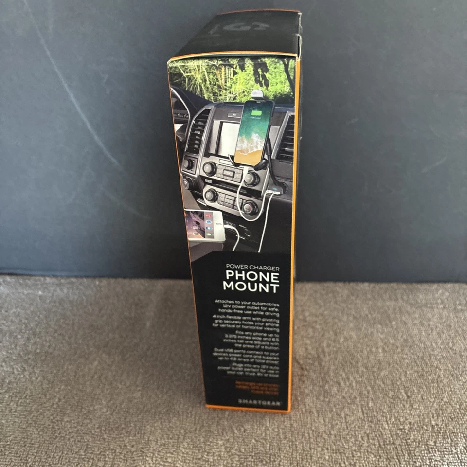 Cargador de alimentación montaje para teléfono SmartGear 2 cargador USB incorporado Foto 4 de 4