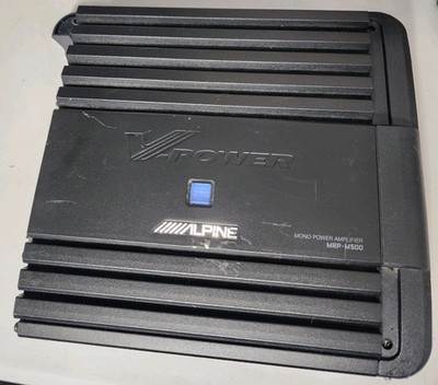 Alpine MRP-M500 Mono Car Audio Power Amplifier 500W RMS 12V Untested
