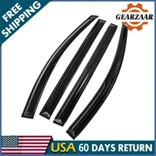 For 2004-2009 Toyota Sienna Acrylic Window Sun Visor Wind Deflector Rain Acrylic