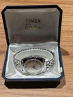Vintage Timex Electric Men's Wrist Watch Original Box New Battery Works Great