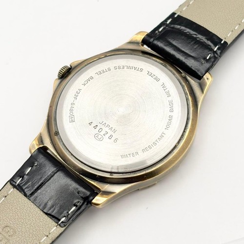 SEIKO ALBA FIELD GEAR V33F-6A80 Watch Black Dial From… - Gem