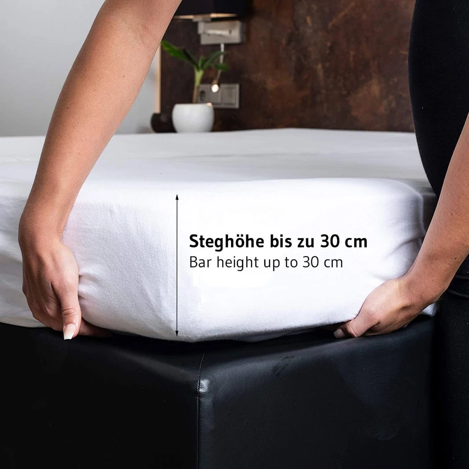 Matratzenschoner mit Seitenwänden 100% wasserdicht und für Allergiker geeignet - Bild 3 von 4